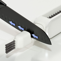 Brosse multifonctionnelle 2026 en gros pour le nettoyage des couteaux et de la vaisselle, brosse double face pour l'élimination de la saleté et le nettoyage des interstices