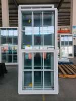 Fenêtres coulissantes horizontales en PVC/UPVC pour maisons modernes, personnalisables, économiques et écologiques