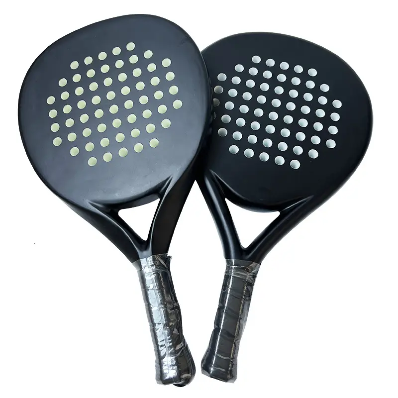 Top Ranking Fabrikant Custom Professionele Koolstofvezel 3K 12K 18K Paddle Beach Tennis Padelracket