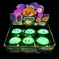 Nouveaux Jouets Fidget Squishy Lumineux d'Halloween Effrayants en Forme de Dumpling, Jouet Créatif Squishy Dumpling avec Pendentif Cuiseur Vapeur