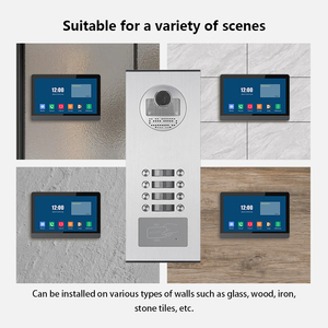 公寓8单元可视对讲系统，带图雅应用简易门铃接入公寓可视门电话 - Product Image 4