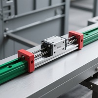 Riel de guía lineal de bola microminiatura MGW de alta rigidez para semiconductores/equipos médicos con rodamientos de precisión