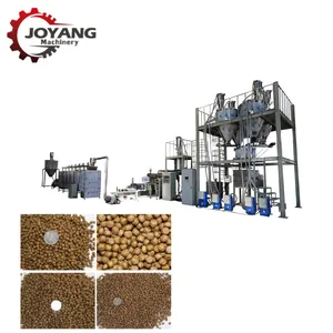 Flutuando e afundando ração aquática fazendo máquina linha de produção Pellet Food