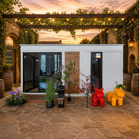 Studio modulaire préfabriqué clé en main de 20 pieds avec salle de bain pour maison d'hôtes de jardin ou logement annexe