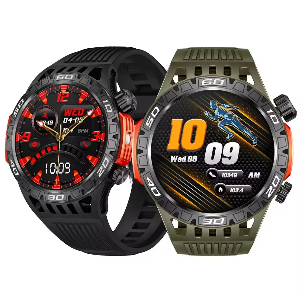 Ht22 Smartwatch Men Hd Calling Waterproof Smart Watch With Compass Sos Flashlight Mate Outdoor Sport Electronic Smartwatches