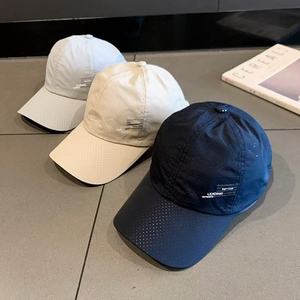 Xi Boyu Gorra de béisbol de verano de secado rápido para hombre, color sólido, malla transpirable, protección solar, sombrero para exteriores - Product Image 3