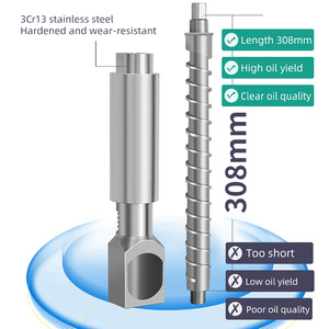 Presse à huile commerciale automatique mini neuve pour l'extraction d'huile de tournesol, de sésame, de noix de coco, d'arachides et de graines végétales - Product Image 5