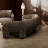Canapé pour la maison formes sensuelles doux élégant confortable Boucle canapé incurvé coin concepteur minimaliste modulaire canapé sectionnel luxe