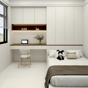 Renovación de Habitación Infantil Personalizada para Toda la Casa, Dormitorio Estudio con Cama Tatami y Armario de Madera - Product Image 3