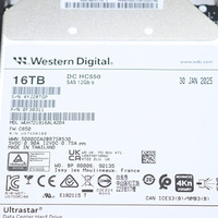 Ultrastar DC HC550 16TB SATA HDD - Penyimpanan Berkeandalan Tinggi untuk Solusi Arsip Data NSAS