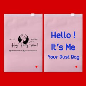 Custom Print Frosted Disposable Zipper <b>Bag</b> Ziplock PE for Shirt Socks Shoes <b>Clothing</b> Garment Packaging - Product Image 6