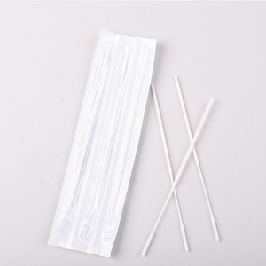 Hisopos desechables estériles para toma de muestras, hisopos nasofaríngeos flocados, envasados individualmente, para toma de muestras en laboratorio, 15 cm. - Product Image 2