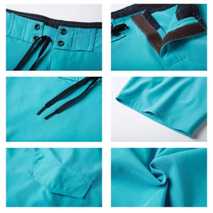 Bañadores personalizados de playa de color sólido de diseñador para hombre, bañadores de secado rápido para hombre, pantalones cortos de tabla - Product Image 4