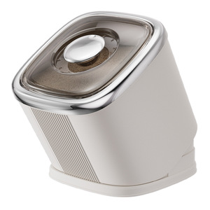 Rice Storage Container 20kg Rectangle White With Silver Plating Sealed Lid For Home Use - Product Image 5