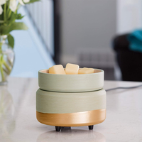Brûleur de cire électrique 2 en 1, nouvelle tendance, parfum élégant, chauffe-bougie en céramique