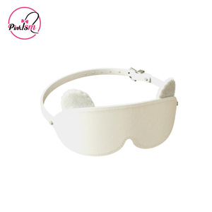 Customized SM Bichon Frise <b>Bondage</b> Theme SM Sex Toy <b>Set</b>: Collar, Handcuffs, Leg Cuffs, Leather Slap, Anal Plug, Gag, Blindfold - Product Image 3