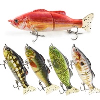 Glide Bait Boîte de pêche Leurres pour bar, truite, brochet, vente en gros de leurres ABS