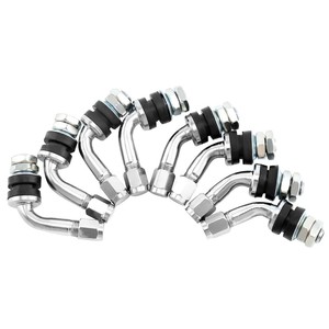 Válvula sin cámara VS-8 de cobre de 90 grados para motocicleta, mejora de neumático sólido, boca americana - Product Image 3