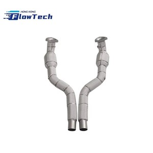ท่อลงสแตนเลส FlowTech T304 ประสิทธิภาพสูงสำหรับ Maserati GT 4.2L 4.7L V8 พร้อมฉนวนกันความร้อน - Product Image 1
