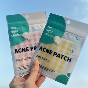 Patch anti-acné hydrocolloïde en forme d'étoile OEM/ODM, sac bleu portable de qualité supérieure, commande en gros, marque privée, beauté à base de plantes - Product Image 1