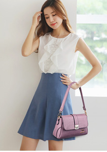 Luxury Designers PU Leather Shoulder Hand <b>Bags</b> Zip Pocket Crossbody <b>Bag</b> Custom Women's Messenger <b>Bags</b> - Product Image 4