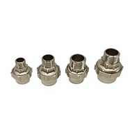 Raccords de tuyauterie PPR en laiton forgé haute pression Xingfu, réducteurs lisses, flexibles et durables, filetage mâle DN20-32, union hexagonale à souder
