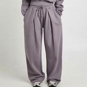 Wholesale <b>Women</b>’s Wide Leg Sweatpants Casual Loose Fit High Waist Straight Leg <b>Lounge</b> <b>Trousers</b> Athletic Premium Track Pants Wear - Product Image 1