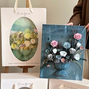 Rosa Eterna Hecha a Mano, Decoración de Pared 3D para el Hogar y el Dormitorio, Adorno de Flores Secas, Regalo de Alta Gama para Amigos - Product Image 3