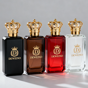 Nuovo Design quadrato 50ml vuoto <span class=keywords><strong>bottiglie</strong></span> di <span class=keywords><strong>profumo</strong></span> Design popolare bottiglia di <span class=keywords><strong>profumo</strong></span> di vetro di lusso nero bottiglia di <span class=keywords><strong>profumo</strong></span> con confezione - Product Image 3