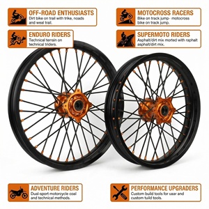 Jantes CNC noires pour Surron Light Bee X Segway X260, <span class=keywords><strong>prix</strong></span> de gros, faible MOQ, personnalisables - Product Image 3
