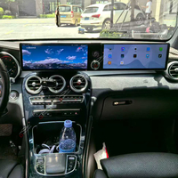 Navegación GPS de 24,6 "Carplay para Mercedes Benz GLC C W205 2015-2022 pantalla Dual Android Radio de coche estéreo unidad principal Multimedia