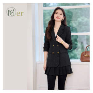 MIER XW1692-C203 Completo Giacca Professionale da <span class=keywords><strong>Donna</strong></span> <span class=keywords><strong>Abbigliamento</strong></span> <span class=keywords><strong>Formale</strong></span> Tailleur Femminile <span class=keywords><strong>Abbigliamento</strong></span> da Ufficio Blazer da <span class=keywords><strong>Donna</strong></span> - Product Image 1