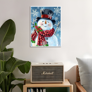 <span class=keywords><strong>Navidad</strong></span> DIY diamante pintura por número Kits muñeco <span class=keywords><strong>de</strong></span> nieve imagen 5D Diy cristal Rhinestone diamante bordado para niños regalos - Product Image 4