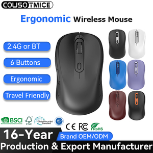 เมาส์ไร้สายขนาดเล็กแบบ Ergonomic สำหรับ OEM ODM ขายส่ง ใช้พอร์ต USB Type-C แบบออปติคอล เหมาะสำหรับใช้ในสำนักงาน ใช้งานที่บ้าน พกพาสะดวก ใช้ได้กับคอมพิวเตอร์ตั้งโต๊ะและแล็ปท็อป - Product Image 1