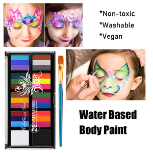 Paleta de pintura facial y corporal de 26 colores a base de agua, kit de paleta de pintura facial, maquillaje de <span class=keywords><strong>Halloween</strong></span> <span class=keywords><strong>para</strong></span> niños - Product Image 6