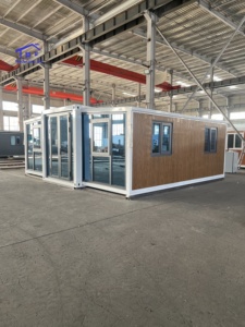 Lujo 2 Dormitorios 40Ft 20Ft Ampliable Prefab Villa Light Steel Folding Container House Diseño Contemporáneo para Hotel en Venta - Product Image 6