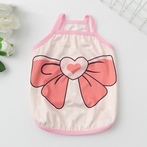 Camiseta sin Mangas con Estampado Adorable para Perros y Gatos, Vestido de Verano para Mascotas con Accesorios - Product Image 5