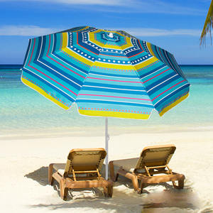 Большой Гавайский пляжный рекламный открытый большой летний зонт на заказ - Product Image 2