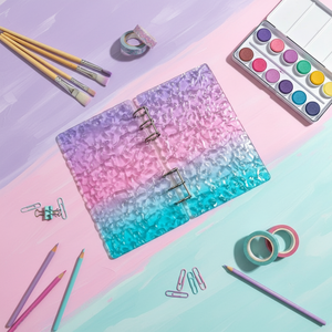 Album per Carte A6 con Effetto Acqua, Alta Qualità Cromatica, Copertina a Fogli Mobili Perforati, Modello Aidou <span class=keywords><strong>Lido</strong></span> per Collezione e Archiviazione - Product Image 1