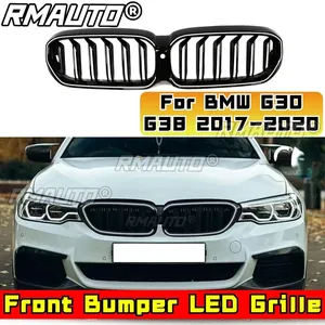 กระจังหน้า LED สำหรับ BMW ซีรีส์ 5 G30 G38 ปี 2017-2020 กระจังหน้ารถยนต์แบบแข่ง กระจังหน้า LED อะไหล่ภายนอก - Product Image 2