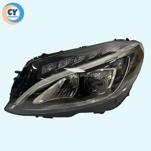 Pour Mercedes-Benz Classe C, lentille de phare LED C205 <span class=keywords><strong>2014</strong></span> 2015 2016 2017 2018, phare C180 C200 C260 C300 W205 - Product Image 3