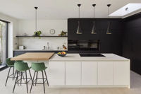 Meuble de cuisine moderne Vermonhouzz, rangement multi-tiroirs, style européen, meuble de cuisine sur mesure, finition mate