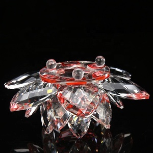 MH-L1015 Bunga <span class=keywords><strong>Lotus</strong></span> Kristal, Bunga <span class=keywords><strong>Lotus</strong></span>, Kristal Merah 4 Inci, Feng Shui, Sungai, Pewarnaan Kristal, Bunga <span class=keywords><strong>Lotus</strong></span> - Product Image 5