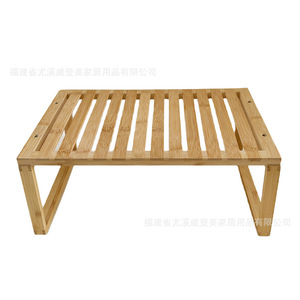 Simple bamboo single-layer <b>shoe</b> rack, suitable for home use, doorways, and dormitories. Manufacturer of bamboo <b>storage</b> shelves. - Product Image 4