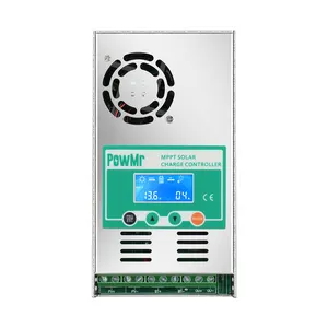 PowMr doğrudan satış denetleyici şarj MPPT 60A 12V 24V 48V güneş şarj kontrol cihazı güneş sistemi için şarj cihazı