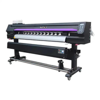 Fabricant fournisseur d'or, contrôle automatique PLC, imprimante numérique pour autocollants d'affiches XP600 I3200 1,8 m, imprimante numérique pour vinyle