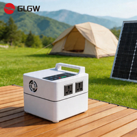 Estación de Energía Portátil Multi-Interfaz, Banco de Energía de 300W, Generador Solar con Panel Solar de 50W