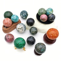 Gros Pierre Naturelle Spirituelle Cristal Améthyste Boule Polie Quartz Rose Sphère Mixte pour la Décoration de Guérison