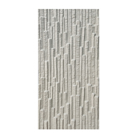 Panneau mural décoratif en pierre PU, effet pierre empilée, style moderne minimaliste, 1200*600mm, usage résidentiel et commercial