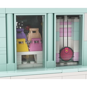 Bloques de Construcción Personalizados de Fábrica OEM, Decoración de Escritorio, Ladrillos de Construcción, Mundo de Equipaje, Juguetes de Ensamblaje DIY para Niños - Product Image 5